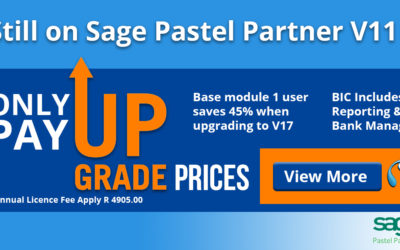 Pastel Partner changes from v11 to v17